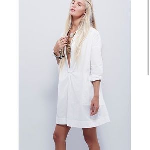 Free People White Tent Dress